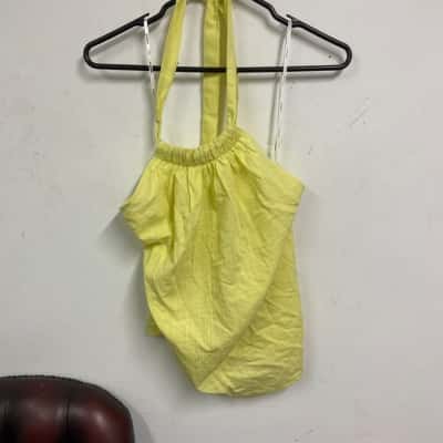 Marcs Womens  Size 10 Halter Neck Yellow 