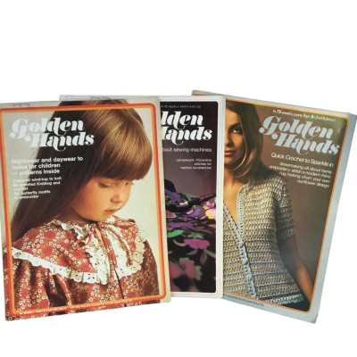Vintage Golden Hands Magazines x 3
