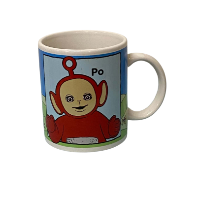 1996 Vintage Teletubbies PO Ceramic Coffee Mug