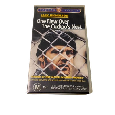 ‘One Flew Over The Cuckoos Nest’ VHS