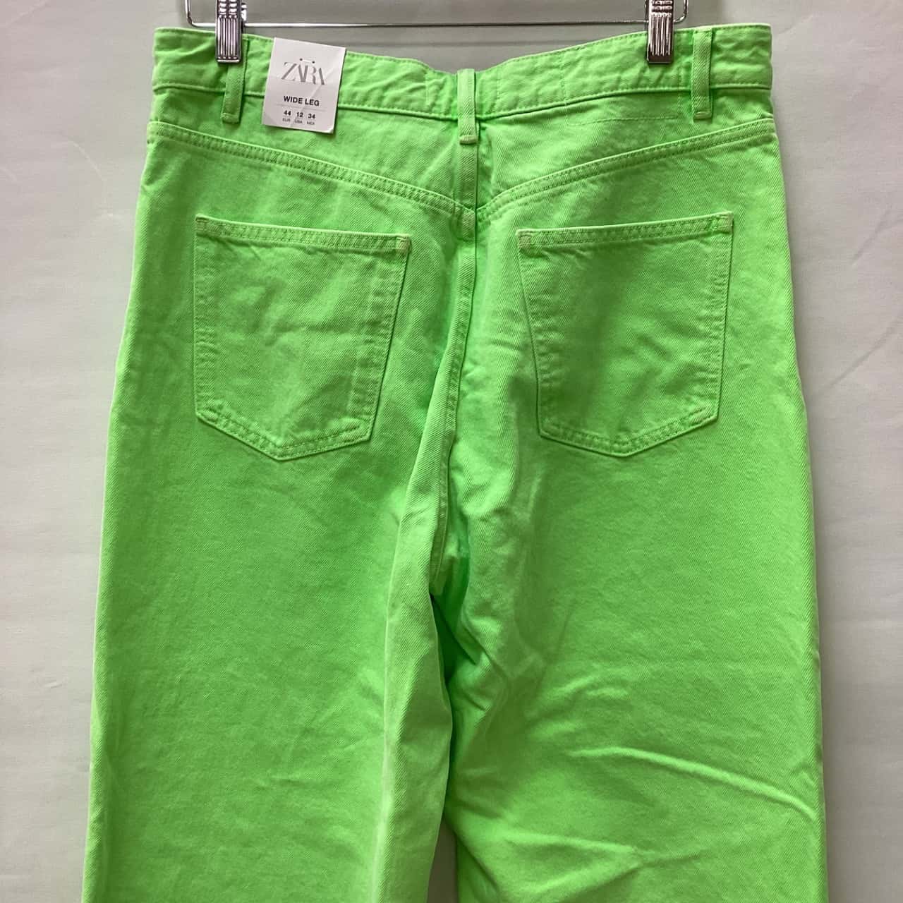 Zara Mens Size 44 Green Jeans