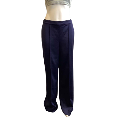 BNWT Witchery Women's Size 8 Pull On Split Leg Trouser Midnight Blue 