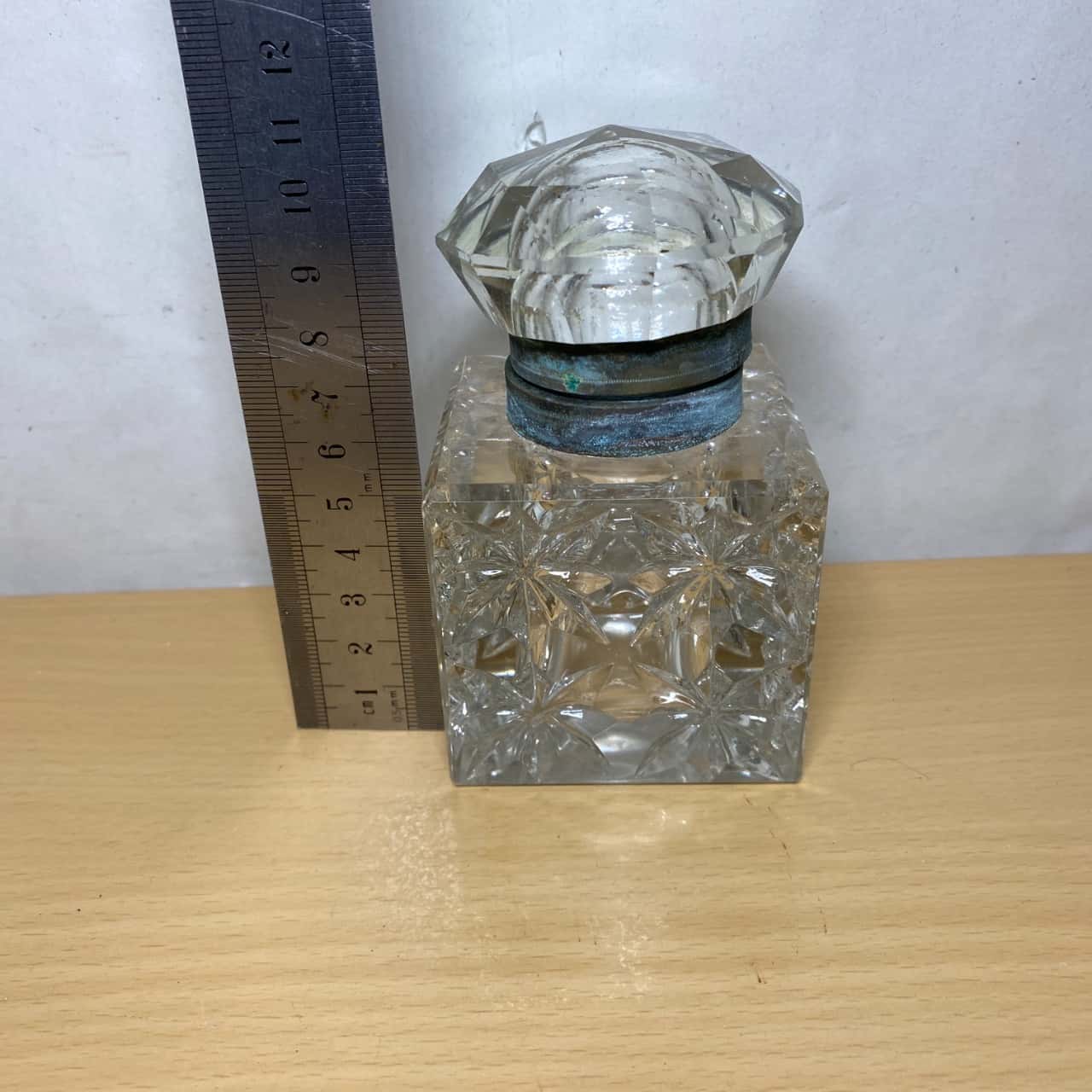 Vintage Crystal Inkwell Jar (s)