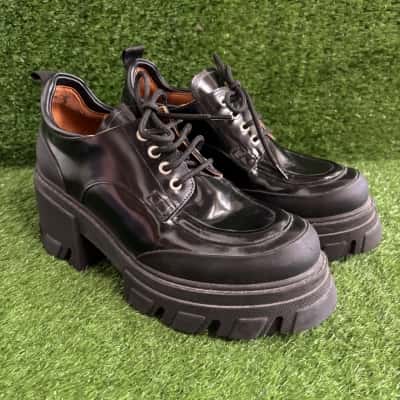 Ganni Black Platform Shoes Size 40