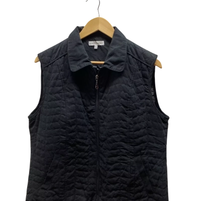 Black Pepper Womens  Size 12 Black  Vest