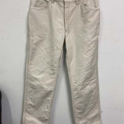 R.M. Williams Unisex Size XL Cream Heavy Pants