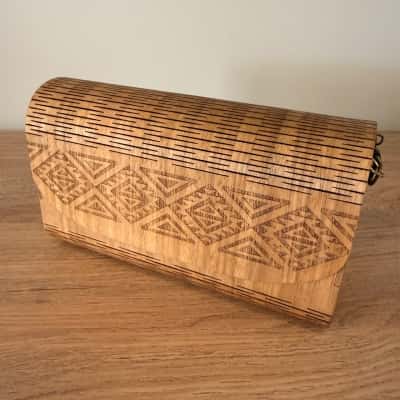  J.T Wooden Clutch or Shoulder Bag. Handcrafted from Australian Timber.