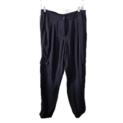 Country Road 100% Viscose Cargo Pants – Black – Women's Size 10 