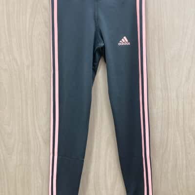Adidas Kids  Size 11 Coral / Grey Track Pants (2)