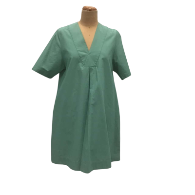 COS Tunic Dress Size 10 Sage Cotton