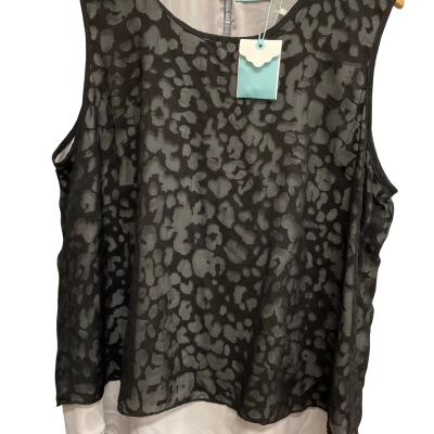 Blue Illusion Womens  Size XXXL Beige / Black  Singlet Top