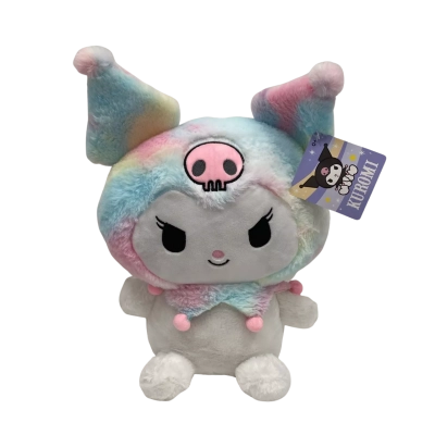 Kuromi 2024 Rainbow Tie-Dye Soft Toy 