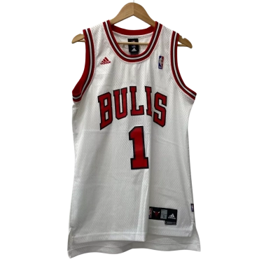 Adidas Chicago Bulls Derrick Rose # 1 NBA Basketball Jersey Size S