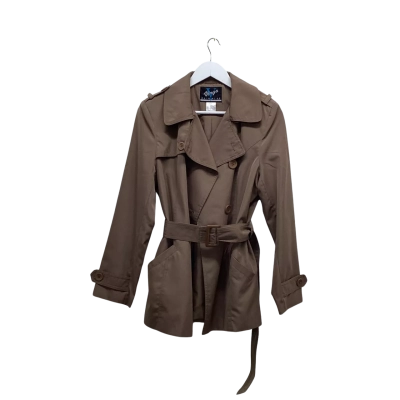 Vintage Vingo Rainwear Brown Trench Coat Size 14