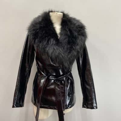 Topshop Womens  Size 6 Winter Coat Black  