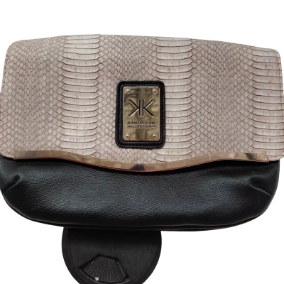 Kardashian Kollection Womens Handbag Beige / Black  