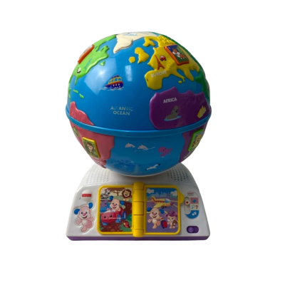 Fisher Price Laugh and Learn Greetings World Globe WORKING