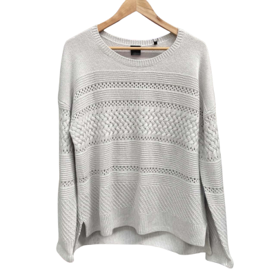 David Lawrence Lorelei Jumper Wool Blend Colour Silver. XL. New 