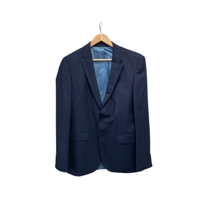 Boss Hugo Boss Mens  Size 40 Blazer Black  / Blue / Checked 