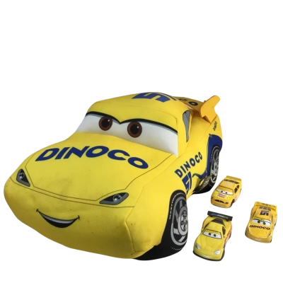 Cars Plush Toy and Cars as pictured