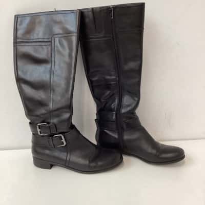Nine West Womens Black knee high boots VASHIZA   Size 7 