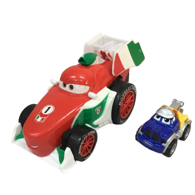 Cars Pull Toy and Blue Tow Toy as pictured