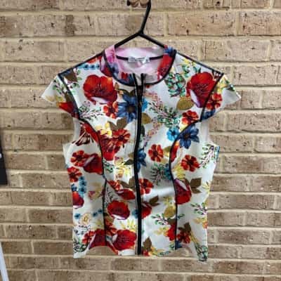 Seafolly Womens print swimwear top Size XL 