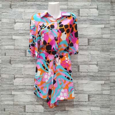 Proud Poppy Clothing Womens  Size 14 Playsuit Black  / Blue / Multicoloured / Orange / Pink  