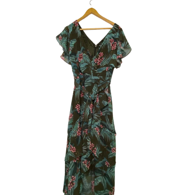 City Chic Womens  Size 14 / XS Maxi Dress Floral / Green 