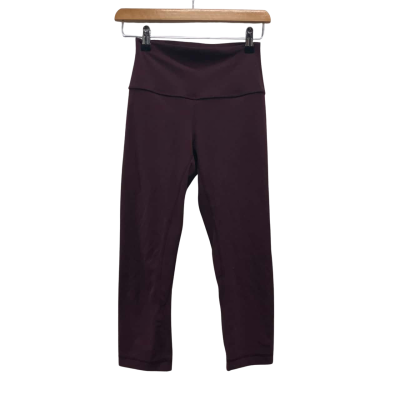 Lululemon Womens  Size 4 Leggings Maroon 