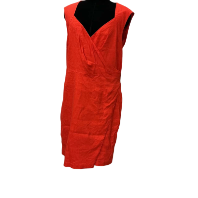 David Lawrence Womens  Size 18 Sleeveless Dress  Burnt Orange 