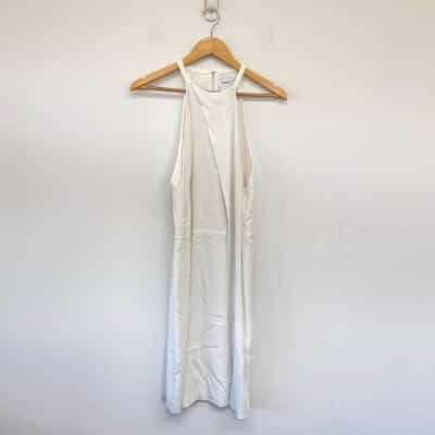 DKNY White Sleeveless Mini Dress Size XS 