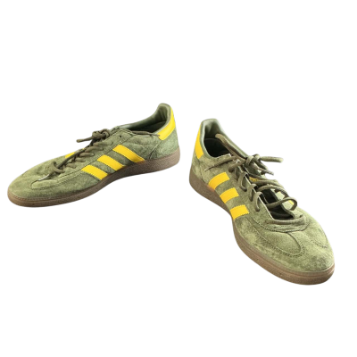 Adidas Mens  Size 11 Suede Sneakers Green / Yellow 