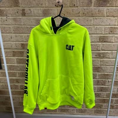 Mens  REVERSIBLE BANNER HOODIE HI-VIS YELLOW Size XL 