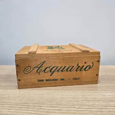 Vintage 'Acquario Arome De Fruit' Crate - San Guiliano Italyitaly
