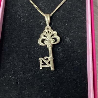  Sterling silver chain and 21 pendant 