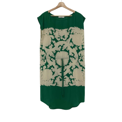 YB J’Aime  Womens  Size 3 Silk Floral Dress Green 