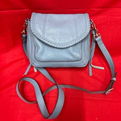 Aimee Kestenberg Mini All For Love Convertible Women's Leather Cross Body Bag Blue 