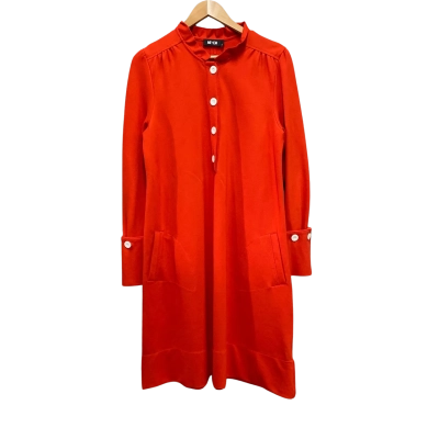 ME+EM Womens  Size 12 Long Sleeve Dress Orange 
