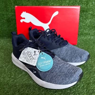 Puma Peacoat & White Sneakers Size 8.5 US 