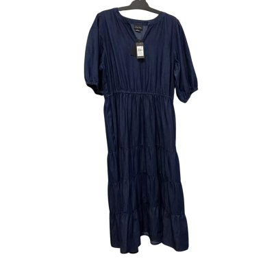 City Chic Womens  Size M Denim Dress Blue 