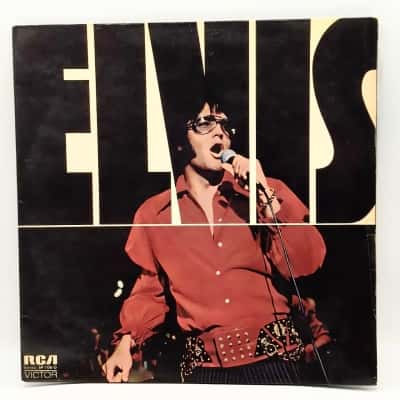 12" Vinyl Record - Elvis Presley – Elvis Released 1972 - Overall Condition Is Very Good