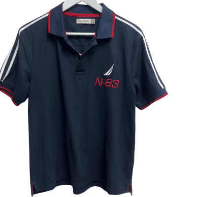 Nautica Mens T-Shirt Size M Blue / Red / White 