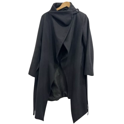  ET AI   Unisex  Size 1  Winter Coat   Trench Coat  Black