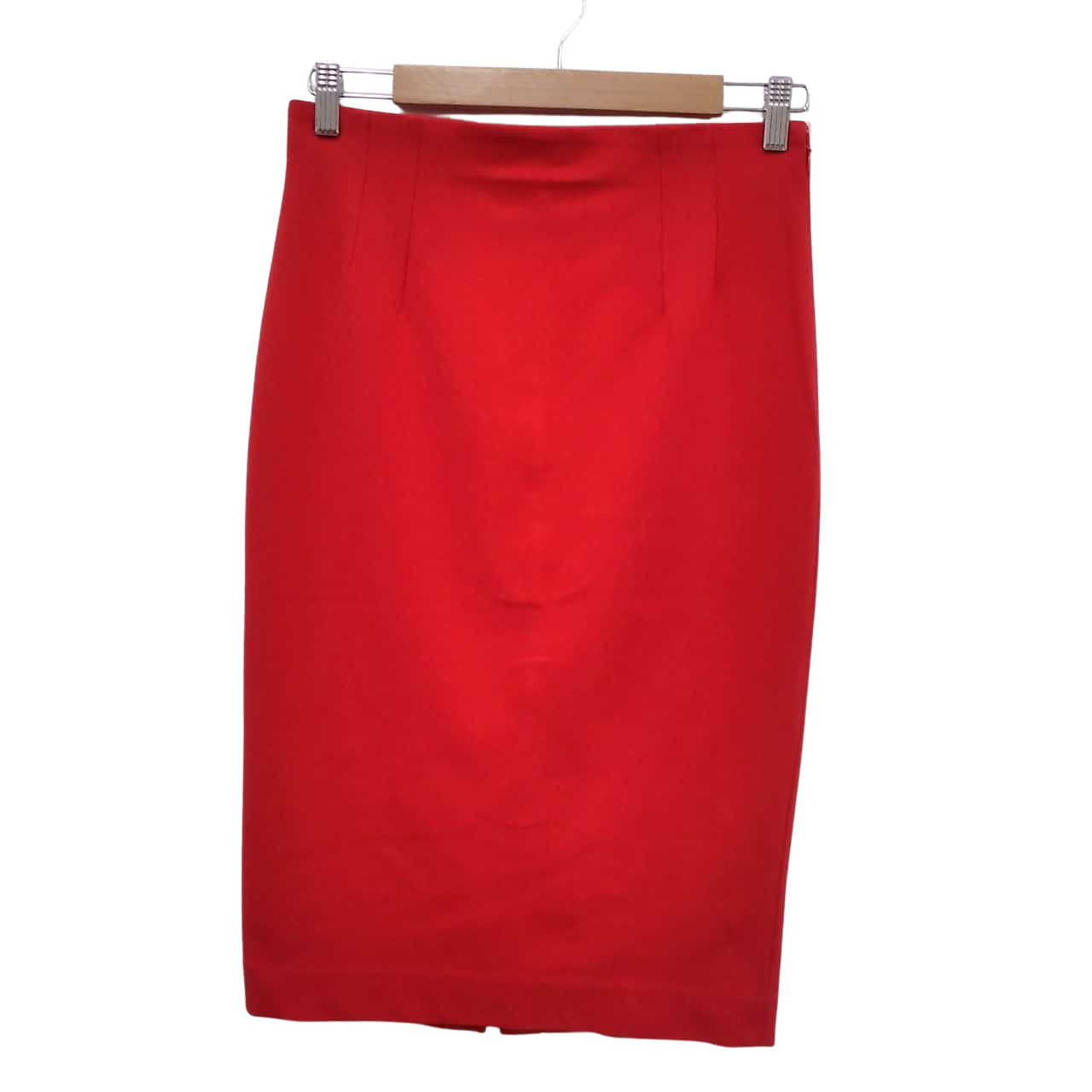 SPORTSCRAFT Womens Size 8 Red Pencil Midi Skirt (07, 944)(s)