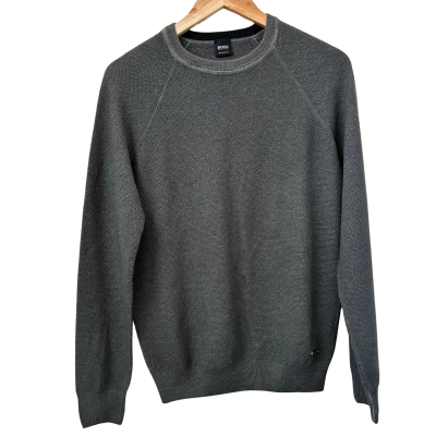 Hugo Boss Mens Jumper Size M Grey 