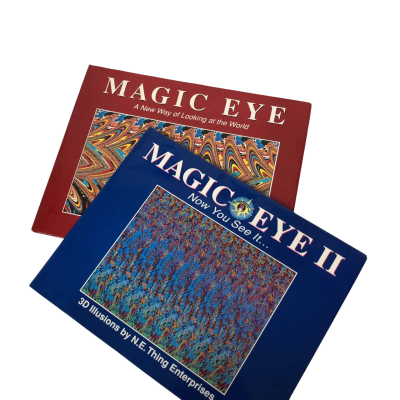 Magic Eye 3D Illusions Set of Two Books - N.E. Thing Enterprises