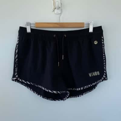 Mambo Australia Black Shorts  Size 10