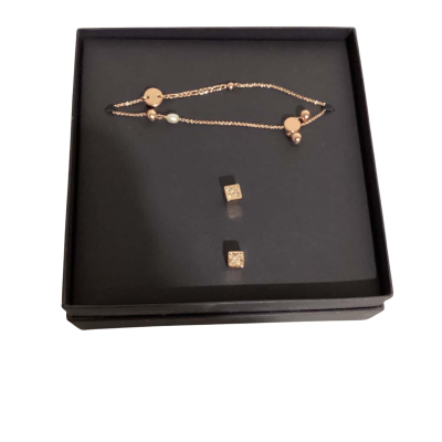 Mimco Womens Supercube Rose Gold Gift Set.