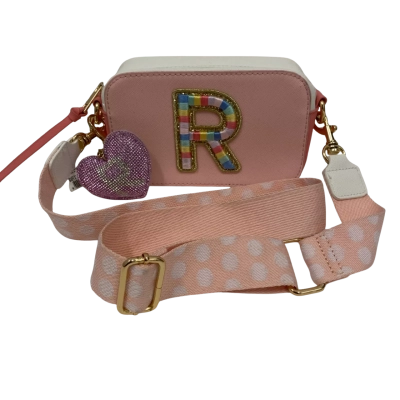 Seed Kids Criss Body Bag With Sparkle Heart Pink  